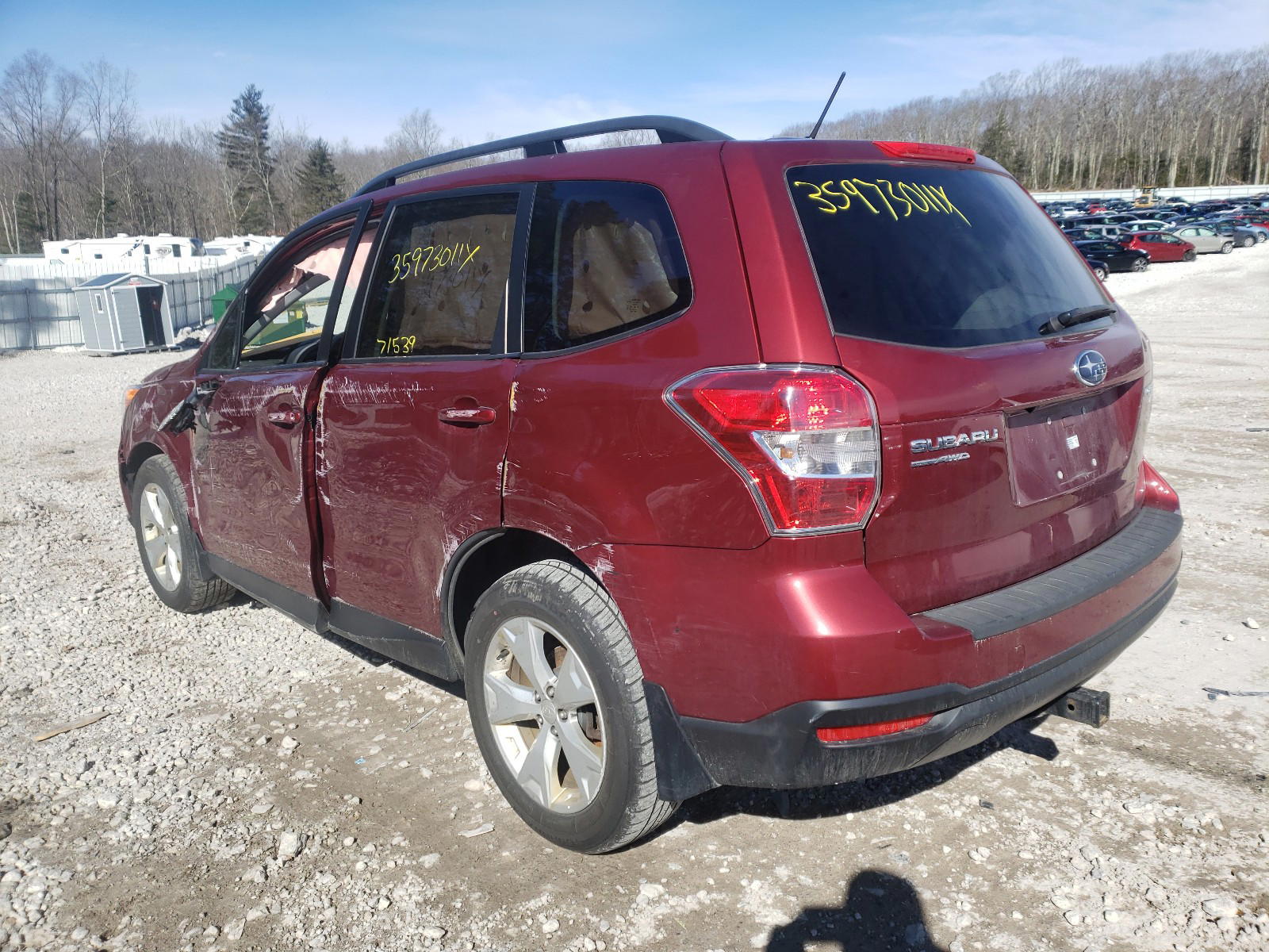 Photo 3 from auction – 2015 SUBARU FORESTER with VIN JF2SJADC4FH830881
