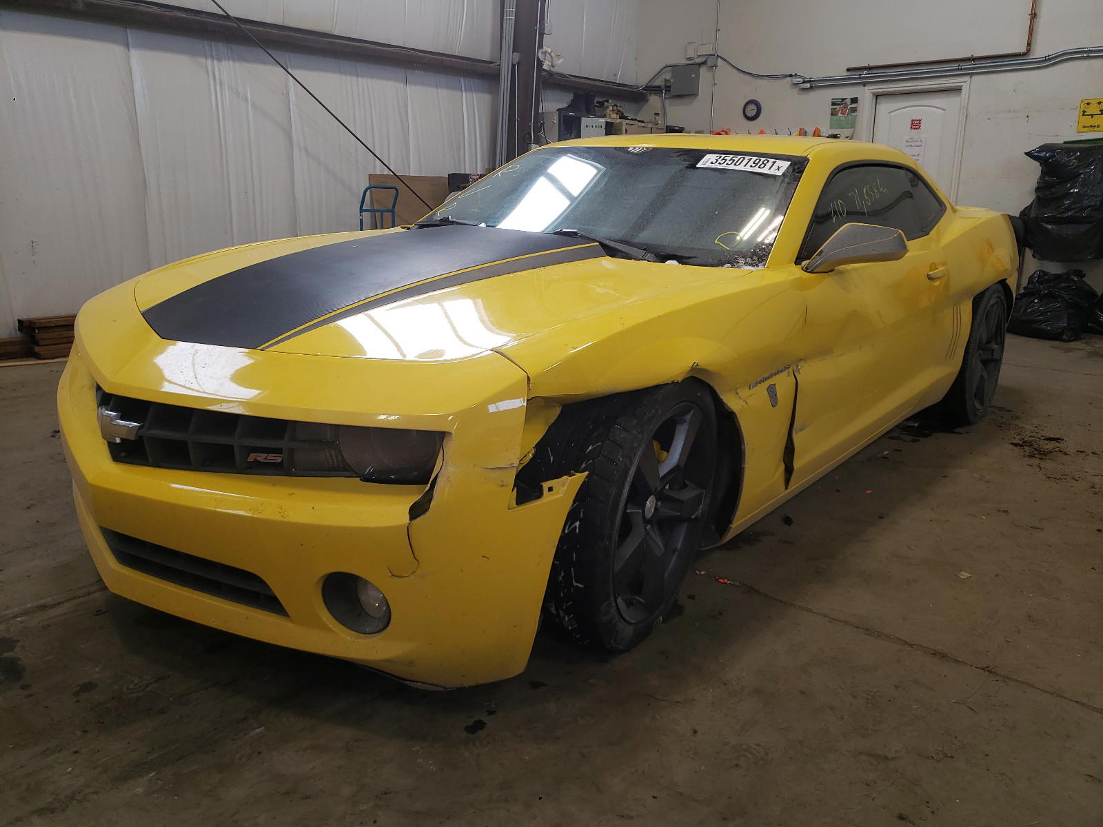 Photo 12 from auction – 2012 CHEVROLET CAMARO LT with VIN 2G1FF1E35C9105895