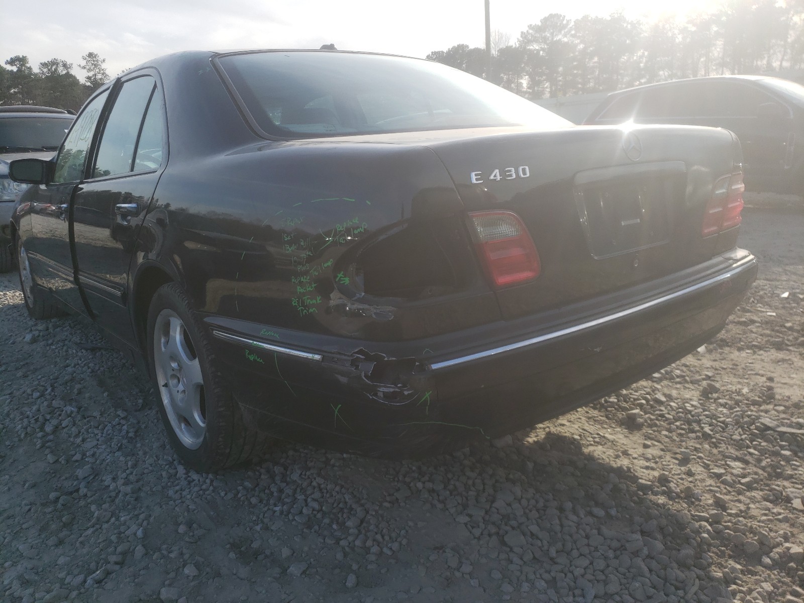 Photo 9 from auction – 2001 MERCEDES-BENZ E 430 with VIN WDBJF70J01X054409
