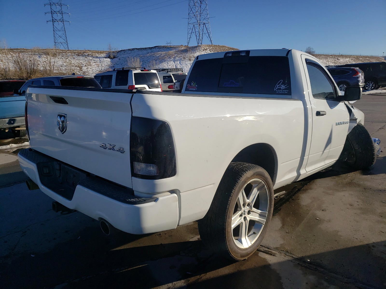 Photo 4 from auction – 2012 DODGE RAM 1500 S with VIN 3C6JD7AT5CG136674