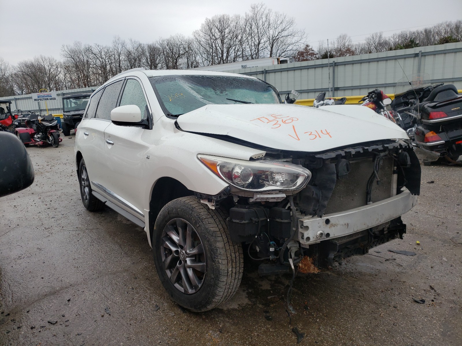 INFINITI QX60 2015 with VIN 5N1AL0MM4FC529656 - Photo from auction