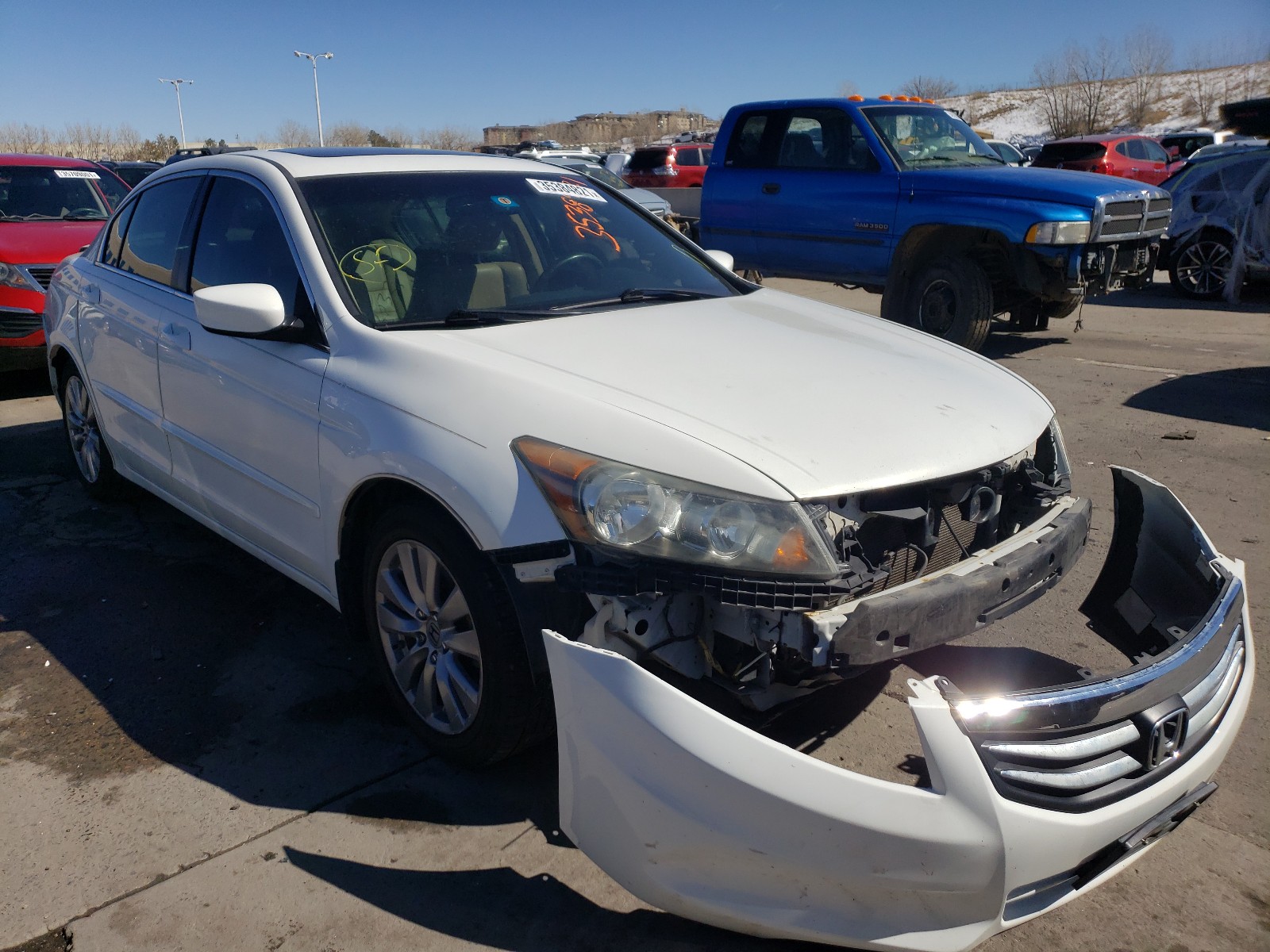 Photo 1 from auction – 2012 HONDA ACCORD EXL with VIN 1HGCP2F87CA127278