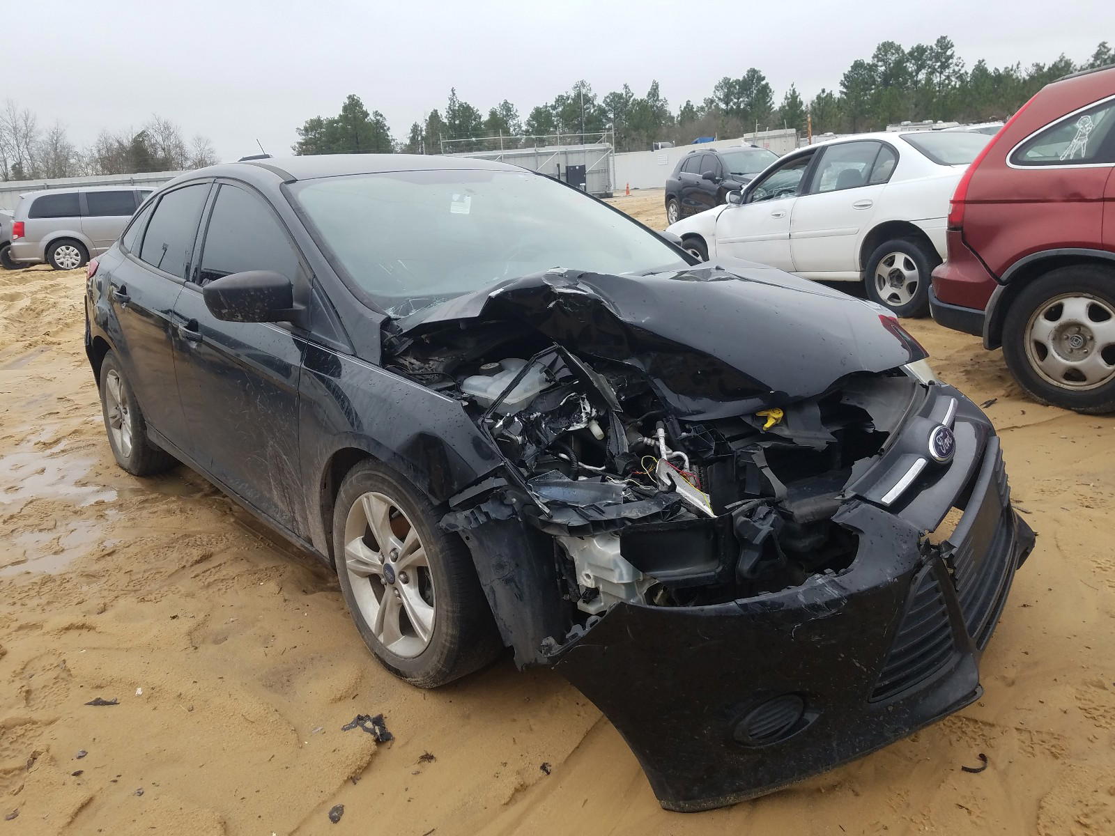 FORD FOCUS SE 2013 with VIN 1FADP3F2XDL277272 - Photo from auction