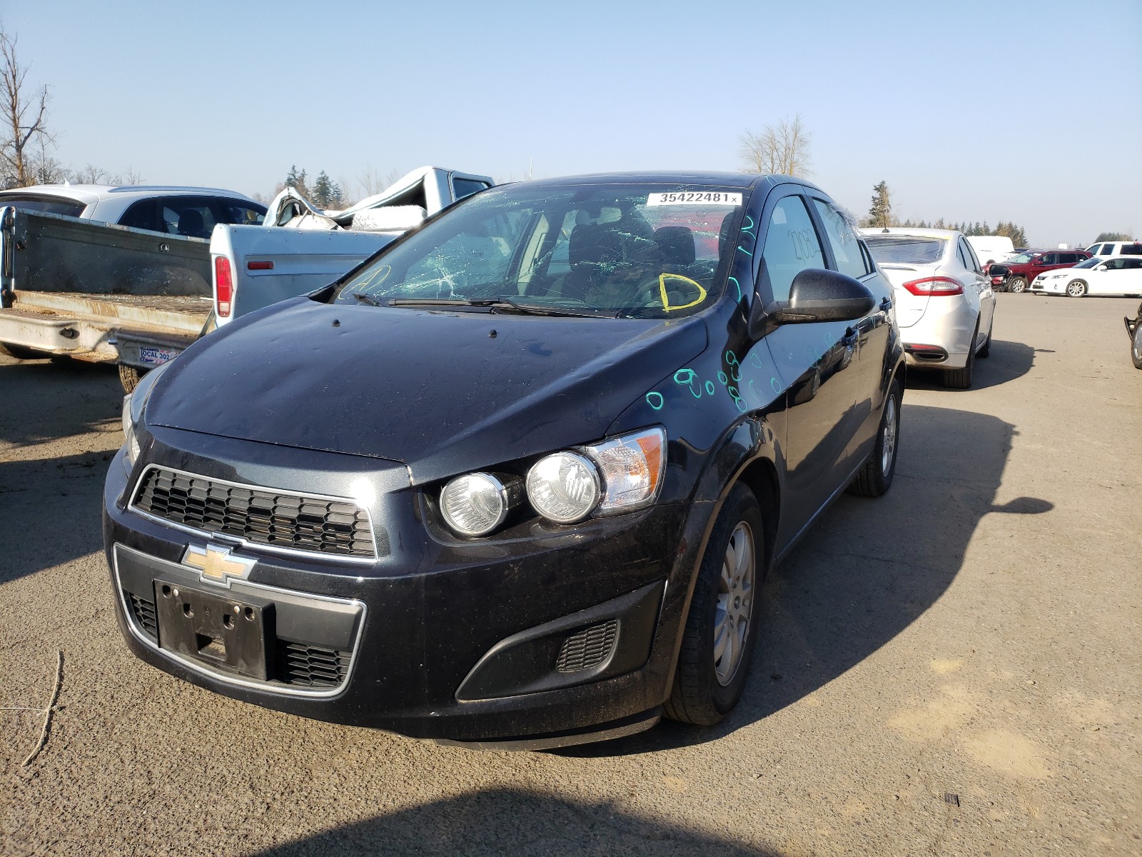 Photo 2 from auction – 2015 CHEVROLET SONIC LT with VIN 1G1JC5SB8F4139715