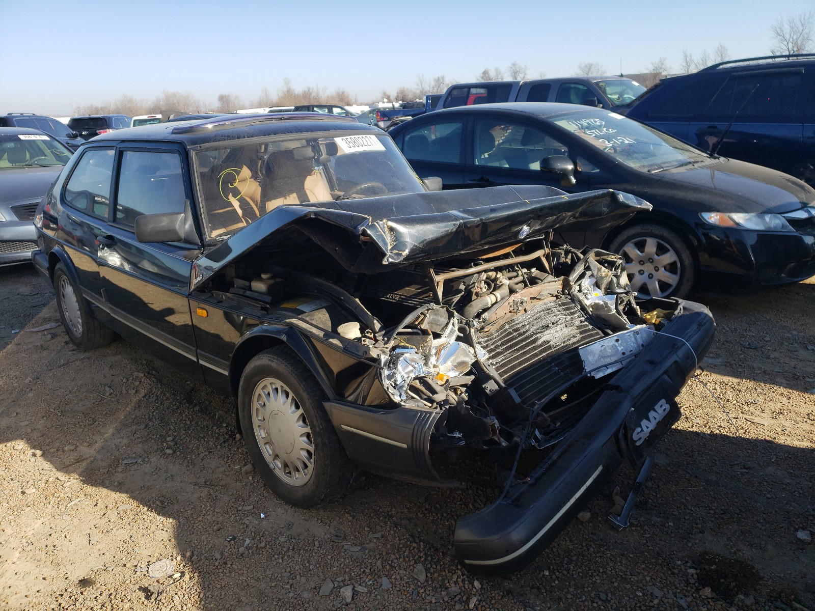 SAAB 900 BASE 1991 with VIN YS3AK35E8M5003833 - Photo from auction