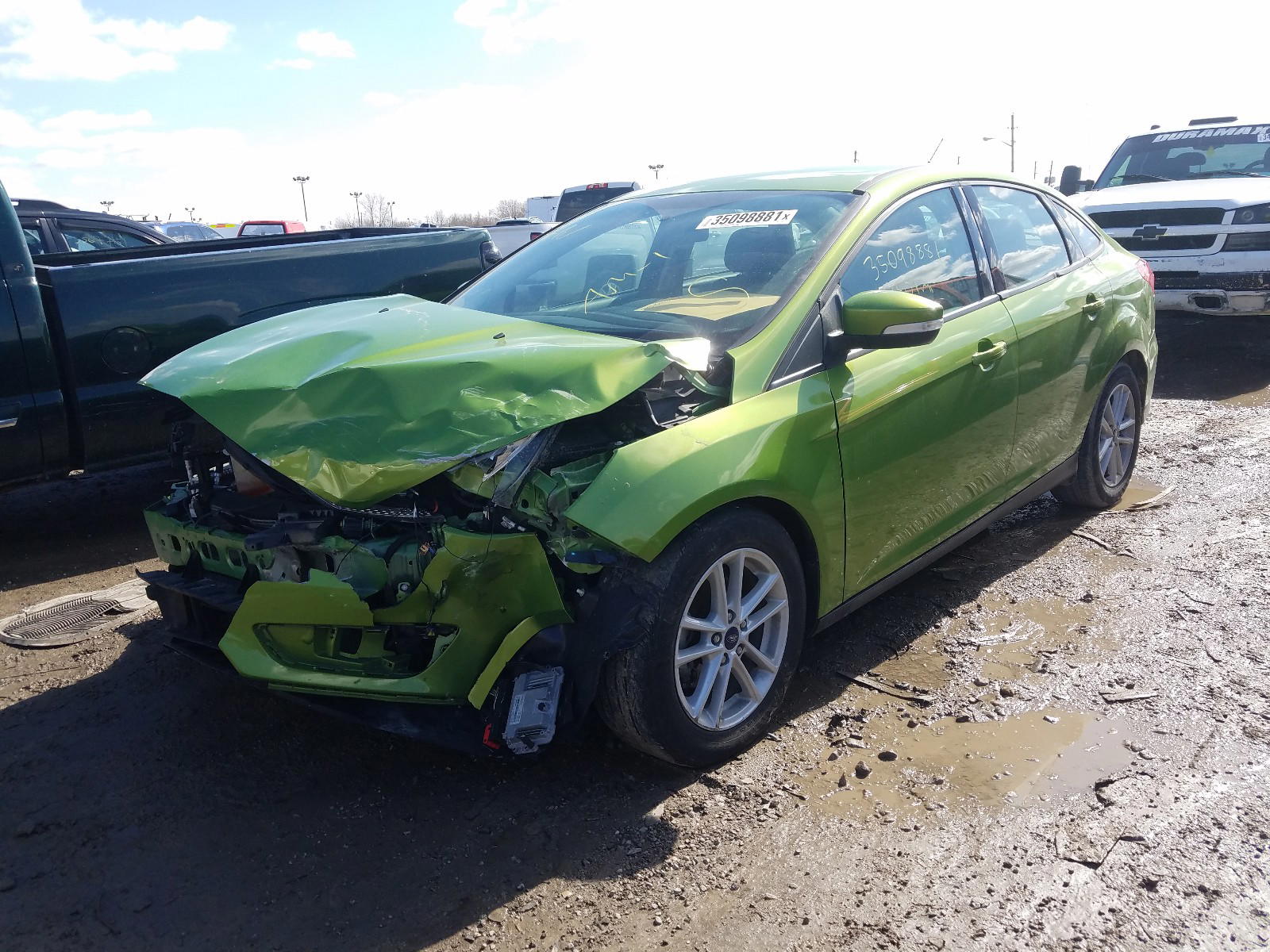 Photo 2 from auction – 2018 FORD FOCUS SE with VIN 1FADP3F20JL276580