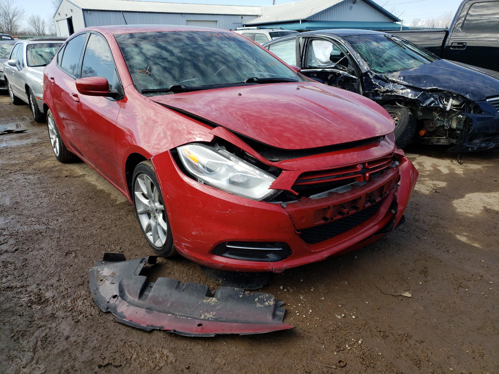 DODGE DART SXT 2013 with VIN 1C3CDFBA7DD200760 - Photo from auction