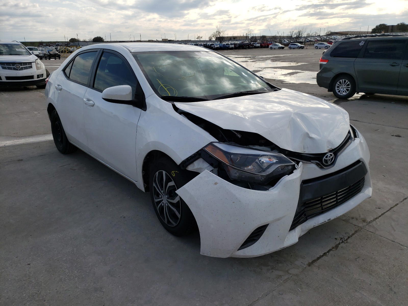 TOYOTA COROLLA L 2016 with VIN 2T1BURHE2GC642480 - Photo from auction