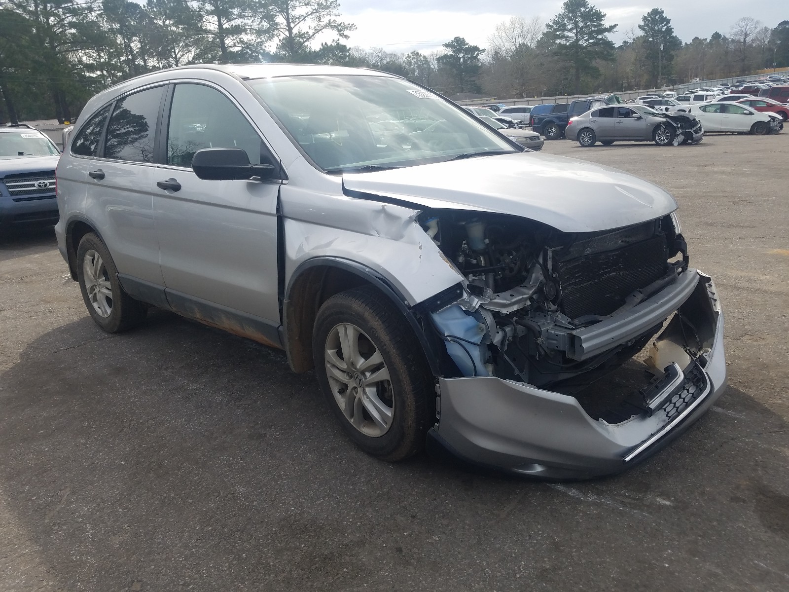HONDA CR-V EX 2011 with VIN JHLRE3H57BC000835 - Photo from auction