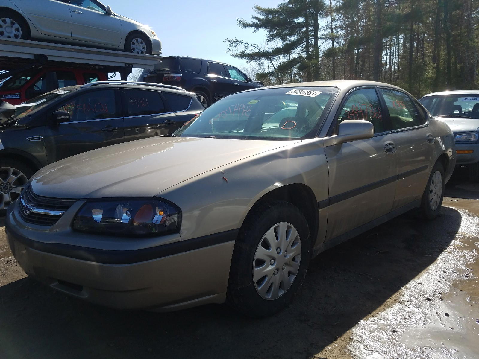 Photo 2 from auction – 2002 CHEVROLET IMPALA with VIN 2G1WF55E629147824