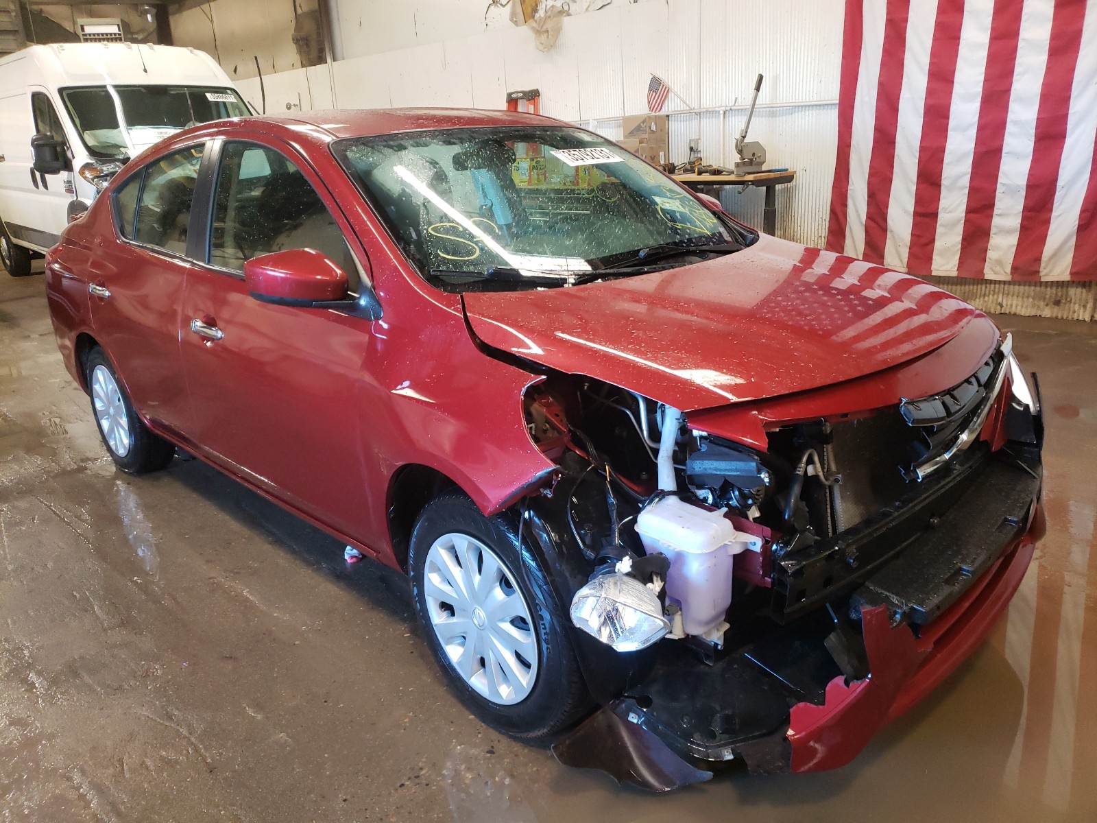 NISSAN VERSA S 2019 with VIN 3N1CN7AP5KL861380 - Photo from auction