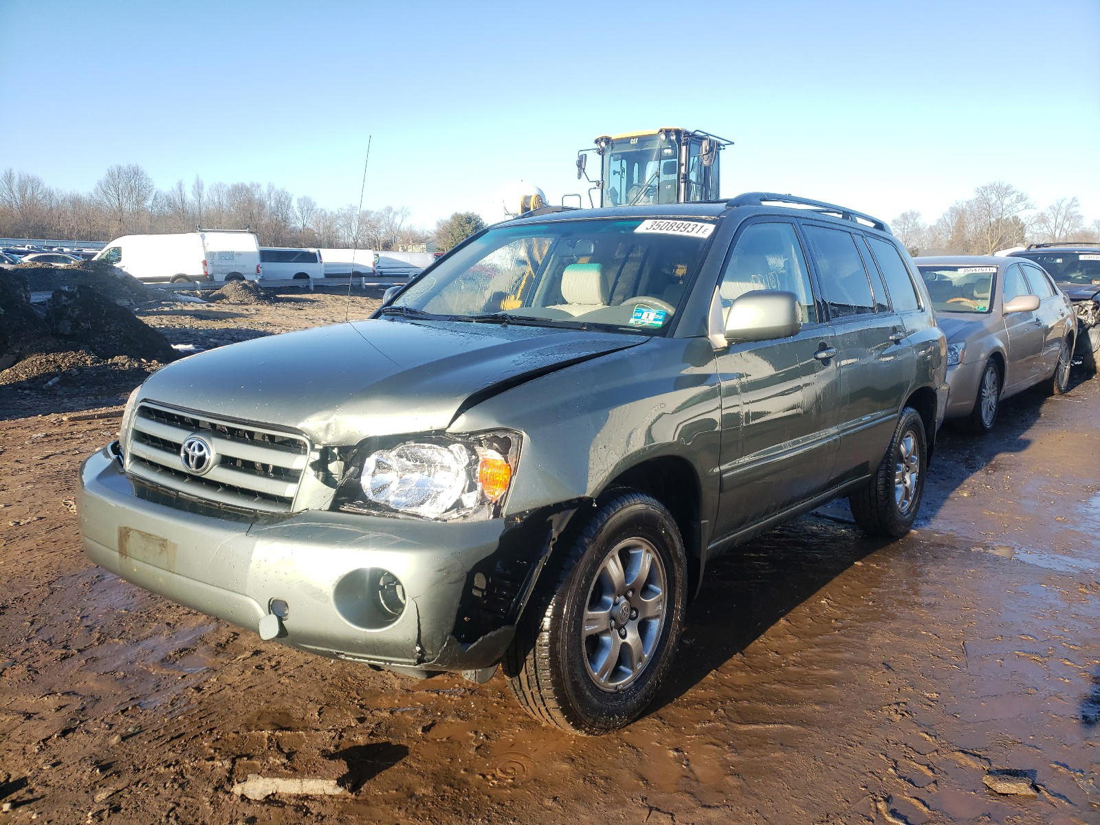 Photo 2 from auction – 2005 TOYOTA HIGHLANDER with VIN JTEDP21A850083812