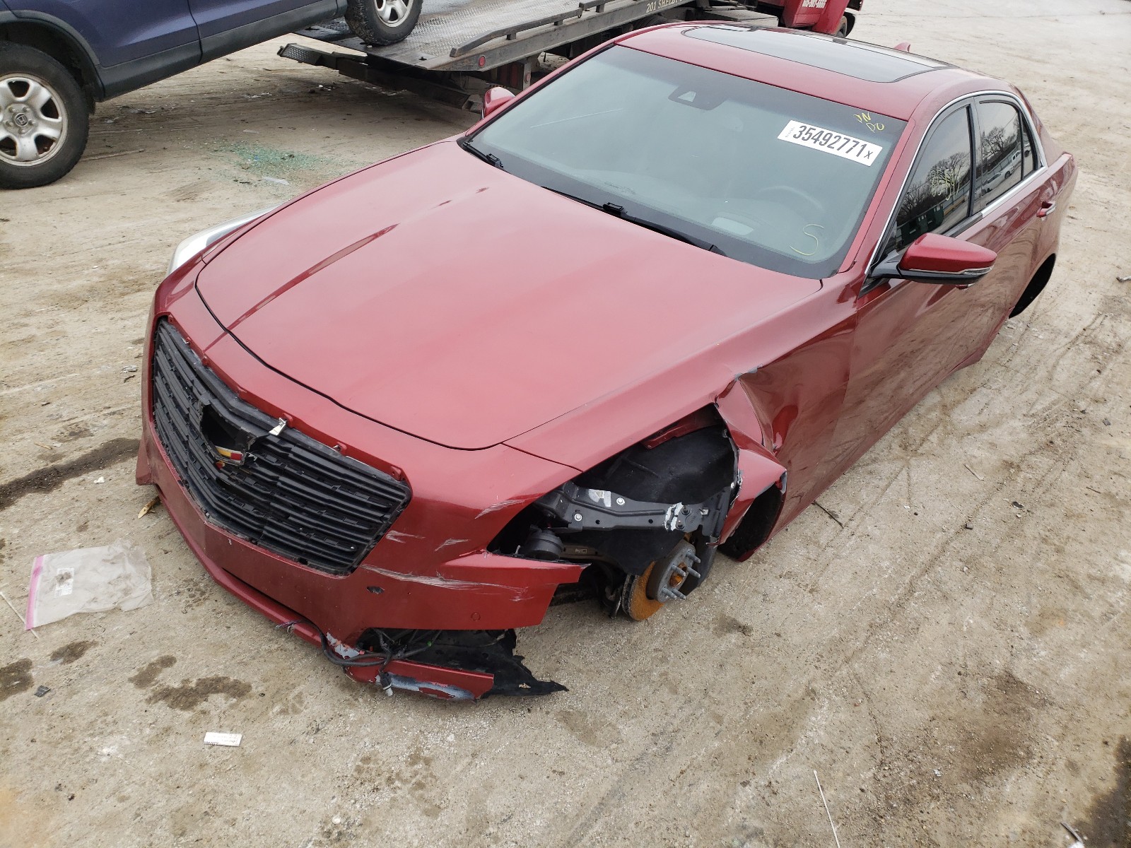 Photo 2 from auction – 2015 CADILLAC CTS PERFOR with VIN 1G6AS5SX8F0111736