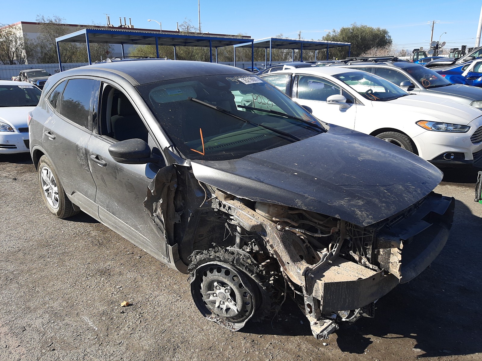 FORD ESCAPE S 2020 with VIN 1FMCU0F66LUB70045 - Photo from auction