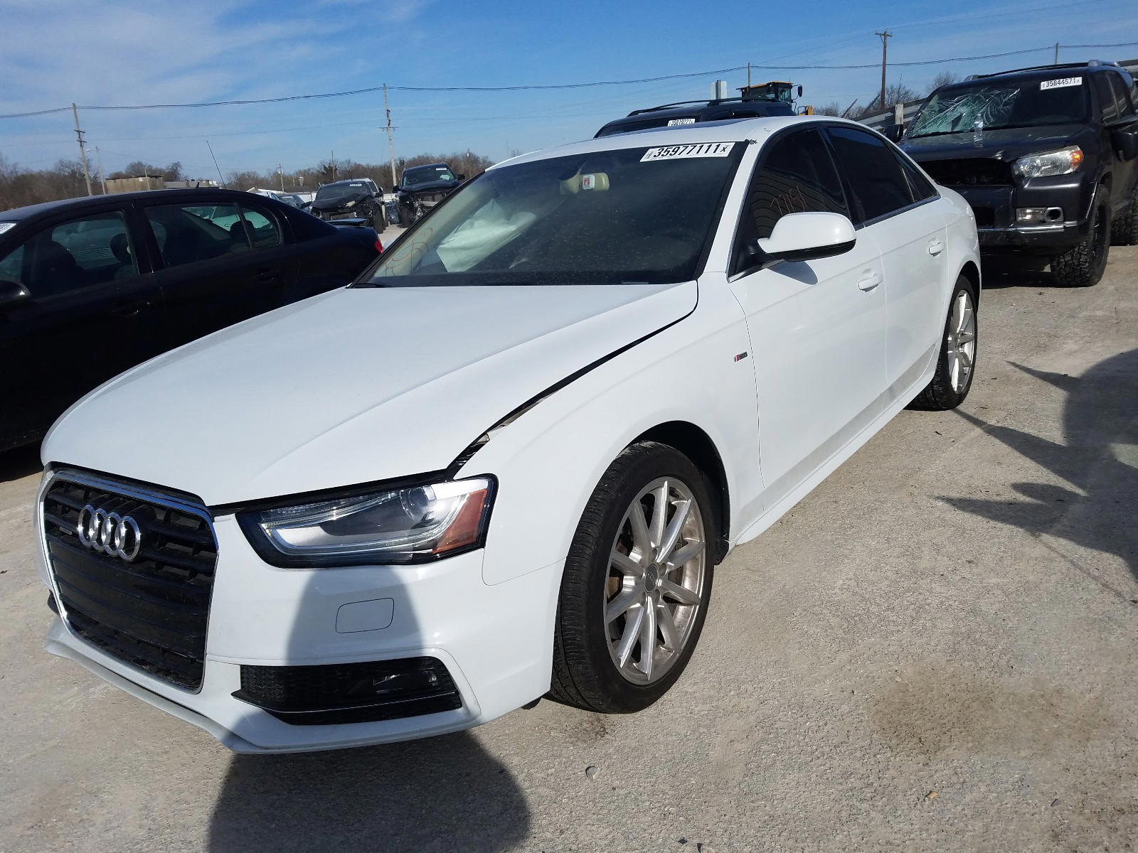 Photo 2 from auction – 2016 AUDI A4 PREMIUM with VIN WAUFFAFL8GN014433