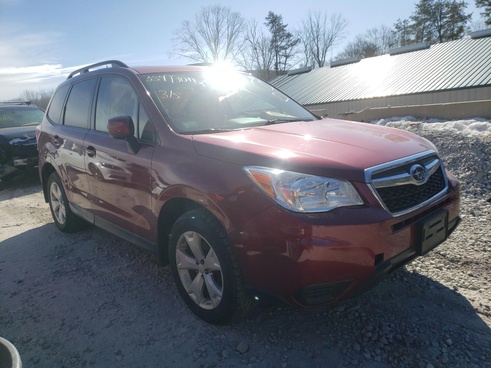 SUBARU FORESTER 2015 with VIN JF2SJADC4FH830881 - Photo from auction