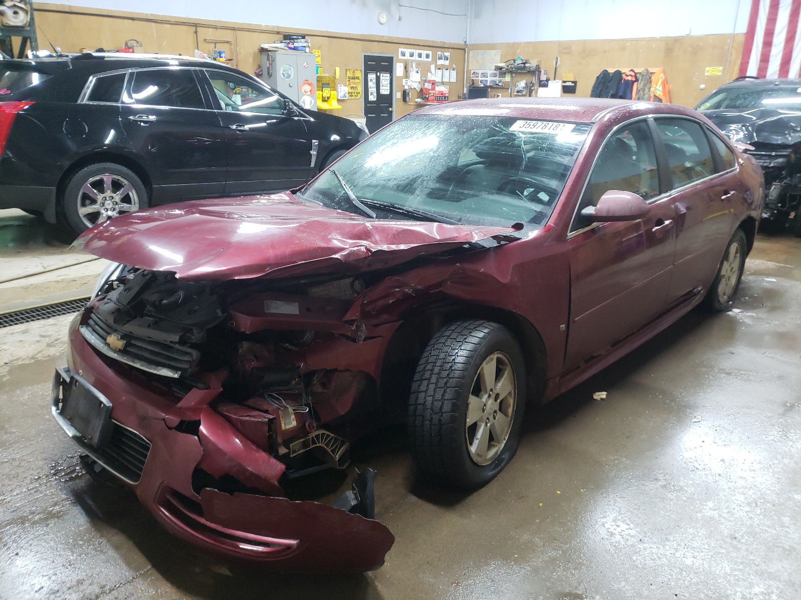 Photo 2 from auction – 2009 CHEVROLET IMPALA 1LT with VIN 2G1WT57K891281559
