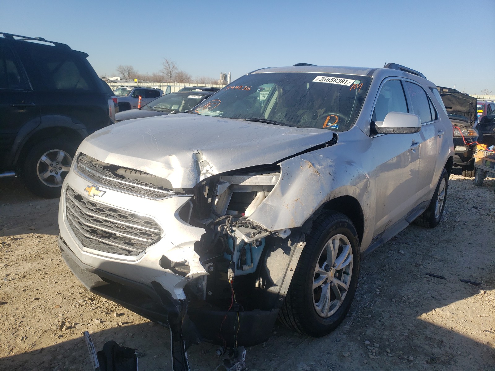 Photo 2 from auction – 2017 CHEVROLET EQUINOX LT with VIN 2GNALCEK0H1599836