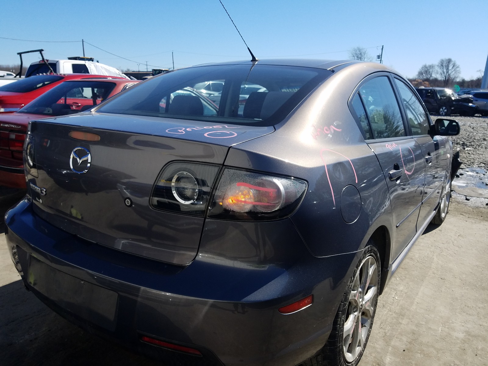 Photo 4 from auction – 2007 MAZDA 3 S with VIN JM1BK323771739527