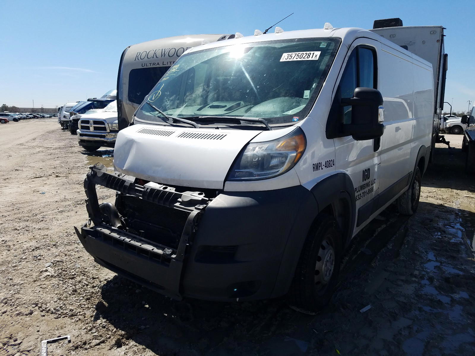 Photo 2 from auction – 2017 RAM PROMASTER with VIN 3C6TRVAG1HE534601