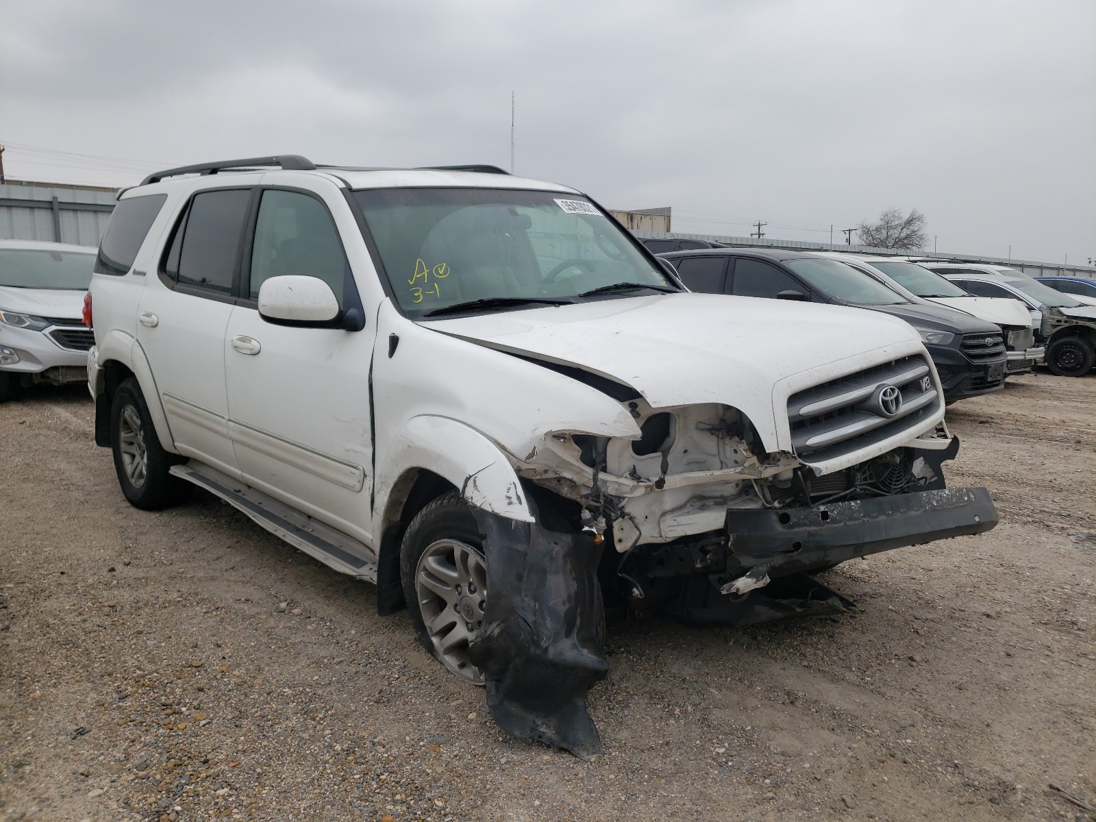 TOYOTA SEQUOIA LI 2004 with VIN 5TDZT38A64S233588 - Photo from auction