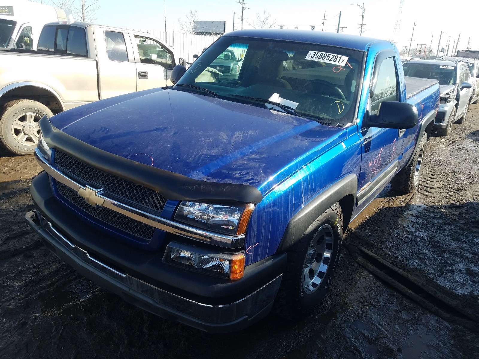 Photo 2 from auction – 2003 CHEVROLET SILVERADO with VIN 1GCEK14T93Z277305