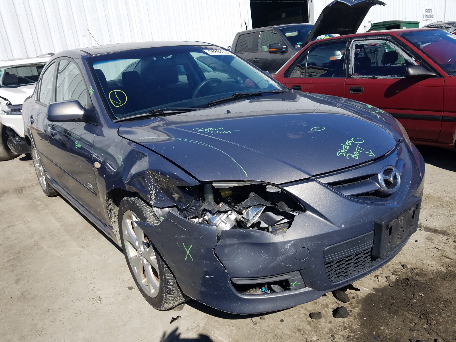 Photo 1 from auction – 2007 MAZDA 3 S with VIN JM1BK323771739527