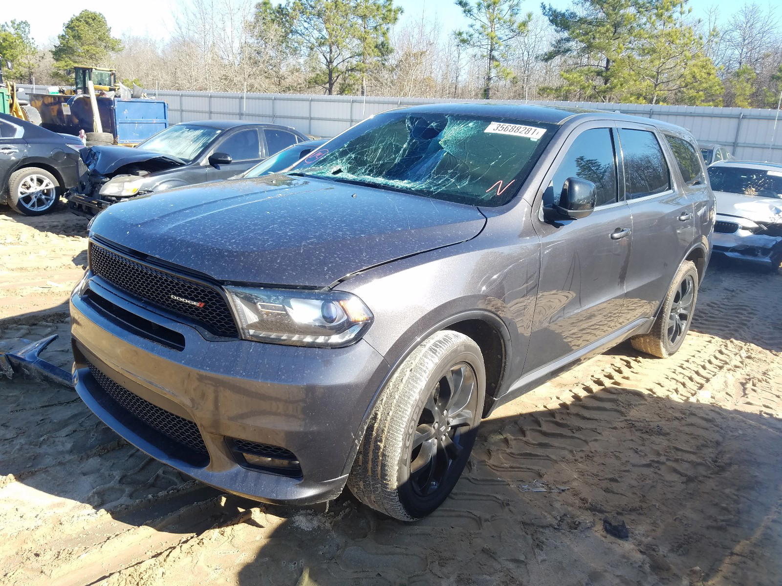 Photo 2 from auction – 2019 DODGE DURANGO GT with VIN 1C4RDHDG0KC525207