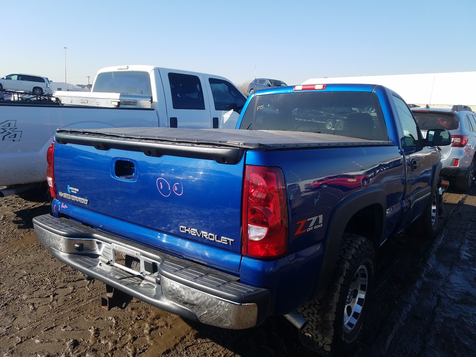 Photo 4 from auction – 2003 CHEVROLET SILVERADO with VIN 1GCEK14T93Z277305