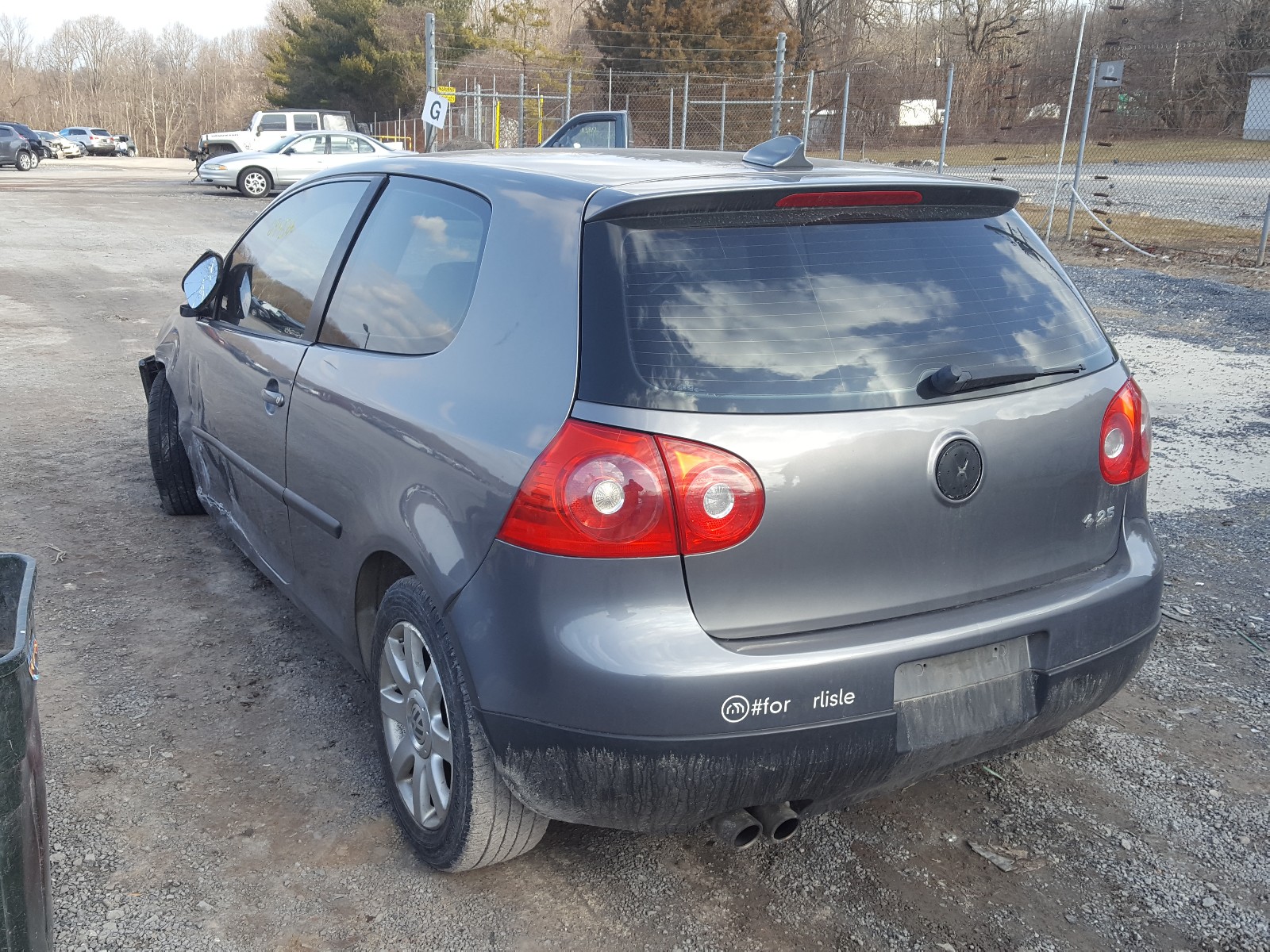 Photo 3 from auction – 2007 VOLKSWAGEN RABBIT with VIN WVWAS71K77W278408