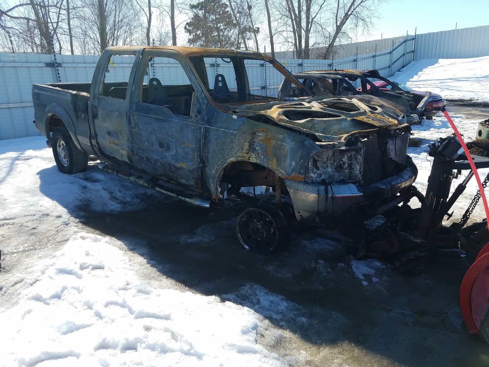 FORD F250 SUPER 2002 with VIN 1FTNW21F62EB49618 - Photo from auction