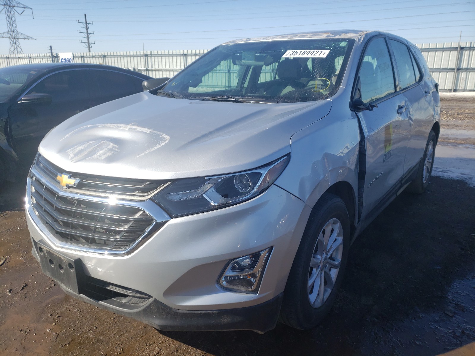 Photo 2 from auction – 2019 CHEVROLET EQUINOX LS with VIN 3GNAXHEV2KS547695