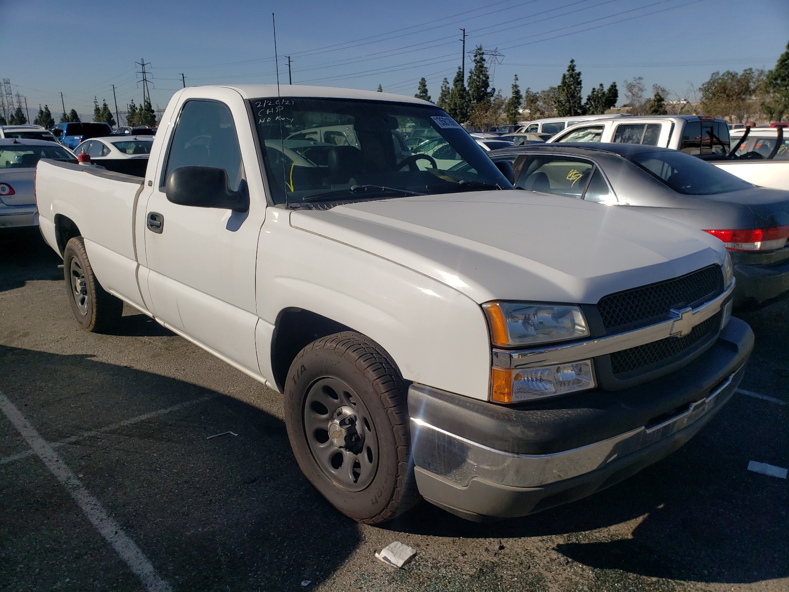 CHEVROLET SILVERADO 2005 with VIN 1GCEC14X75Z203643 - Photo from auction