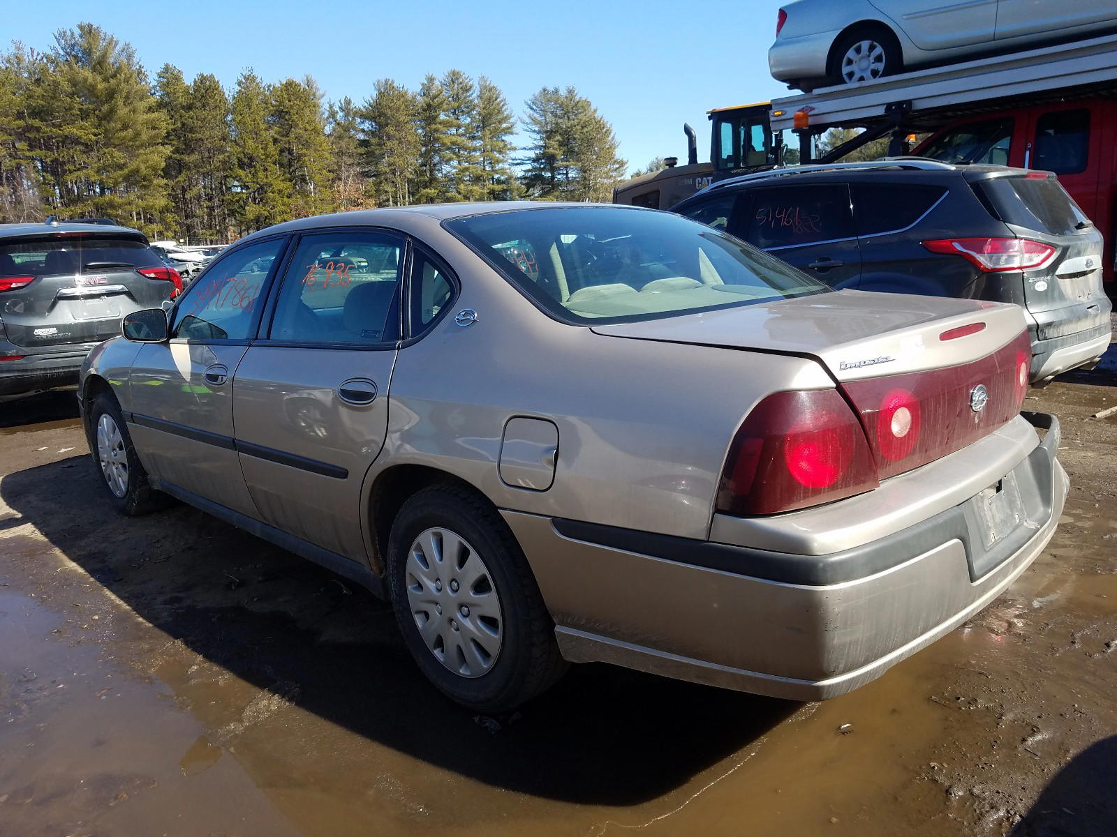 Photo 3 from auction – 2002 CHEVROLET IMPALA with VIN 2G1WF55E629147824