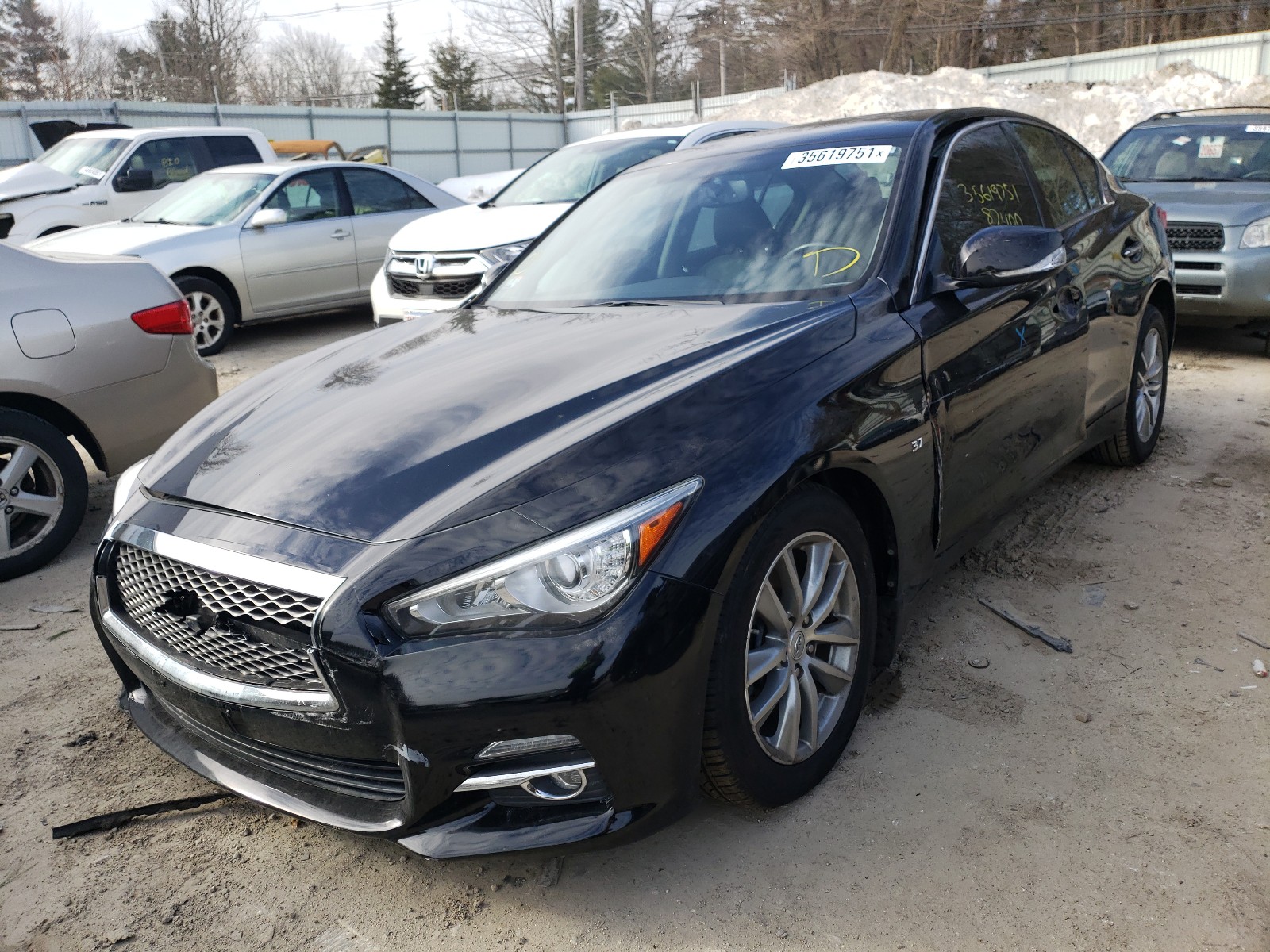 Photo 2 from auction – 2015 INFINITI Q50 BASE with VIN JN1BV7AR6FM393720