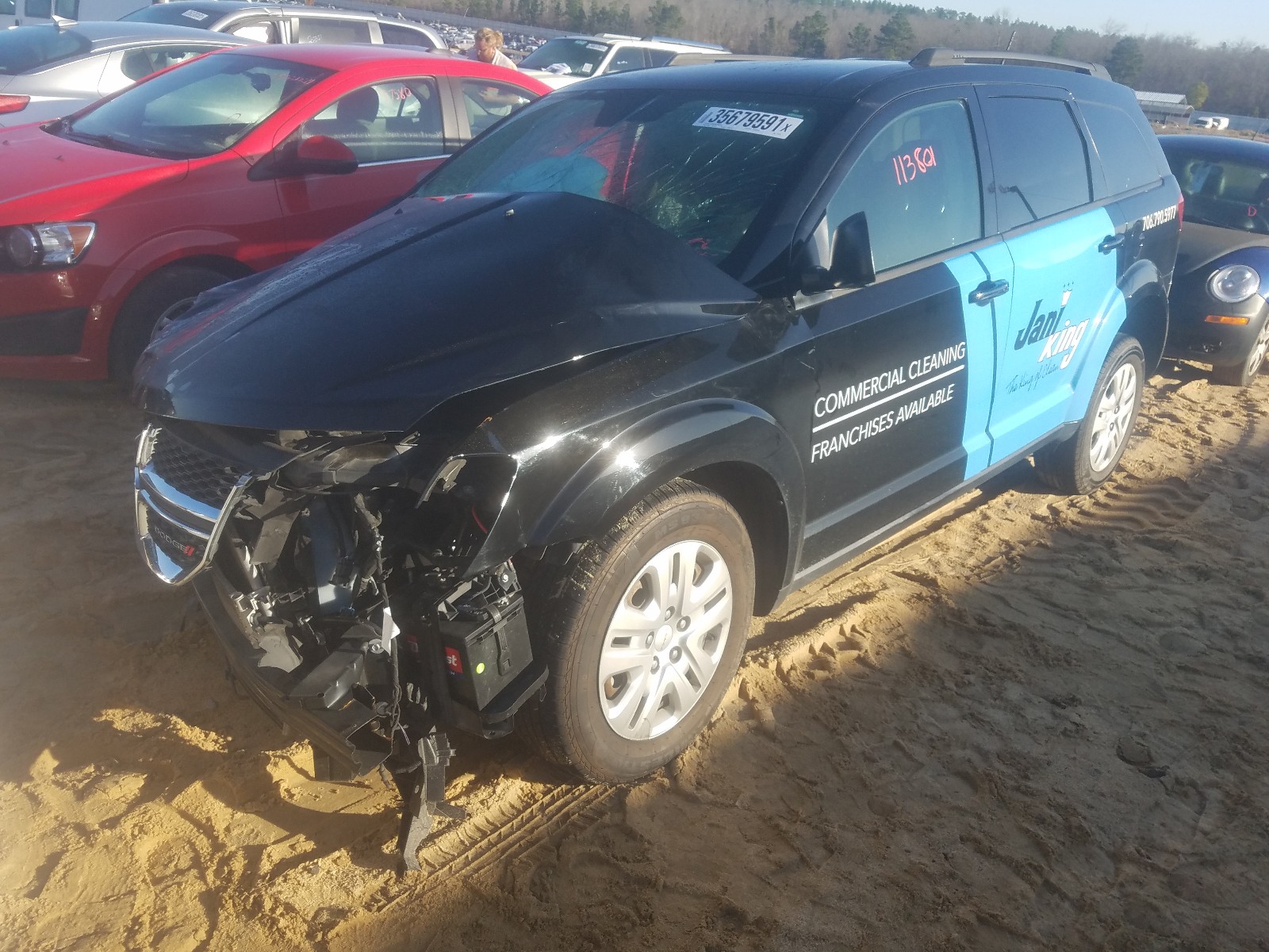 Photo 2 from auction – 2016 DODGE JOURNEY SE with VIN 3C4PDCAB2GT235534