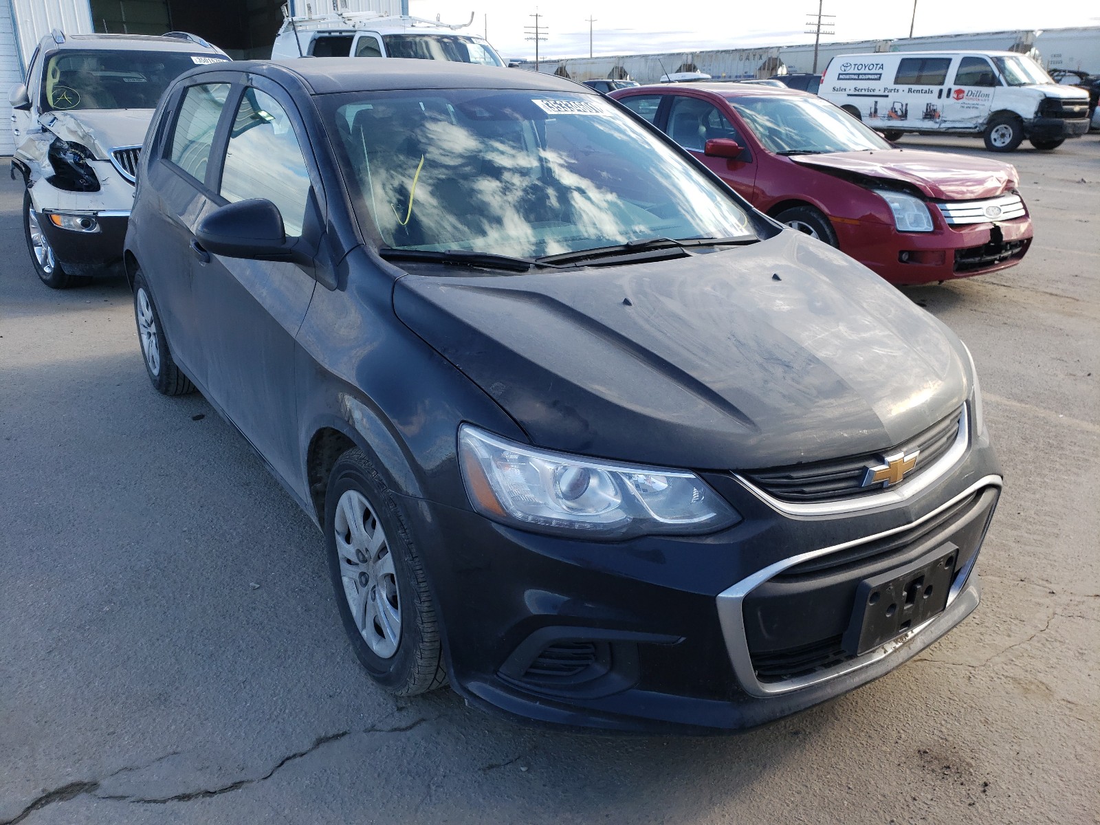 CHEVROLET SONIC 2020 with VIN 1G1JG6SB3L4131852 - Photo from auction