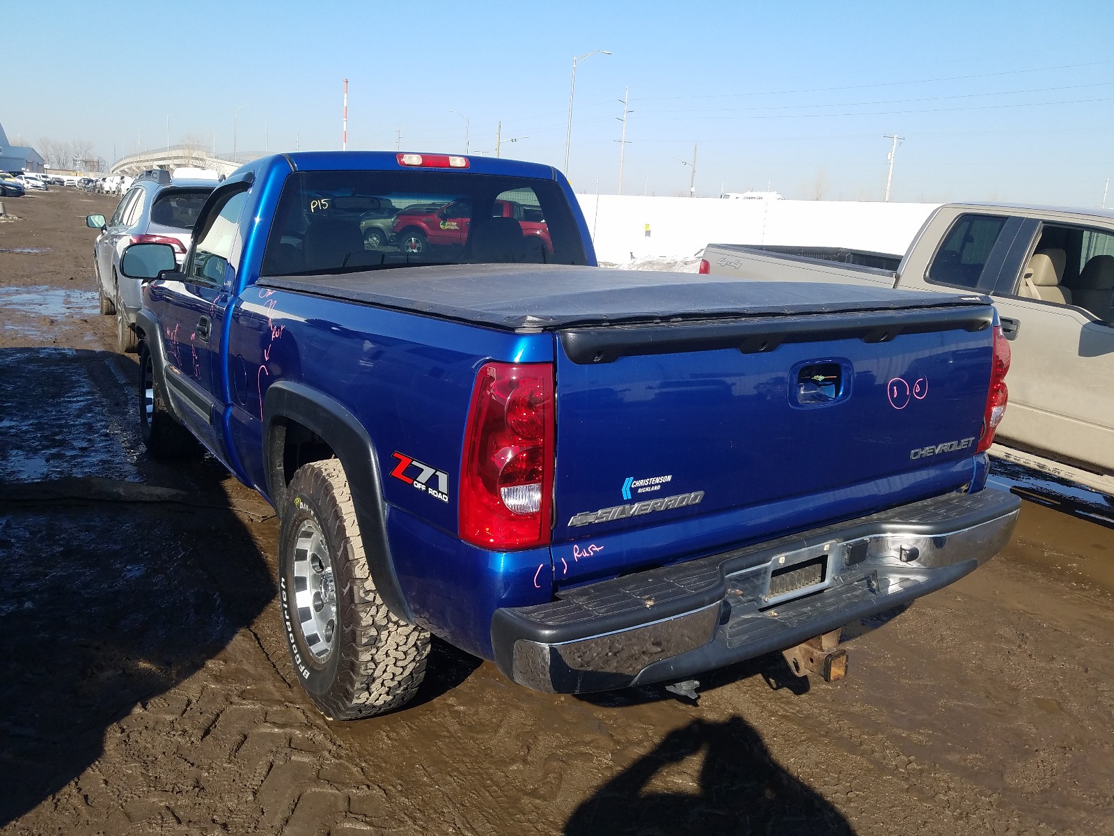 Photo 3 from auction – 2003 CHEVROLET SILVERADO with VIN 1GCEK14T93Z277305