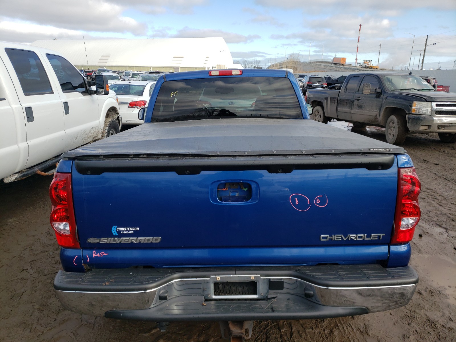Photo 6 from auction – 2003 CHEVROLET SILVERADO with VIN 1GCEK14T93Z277305