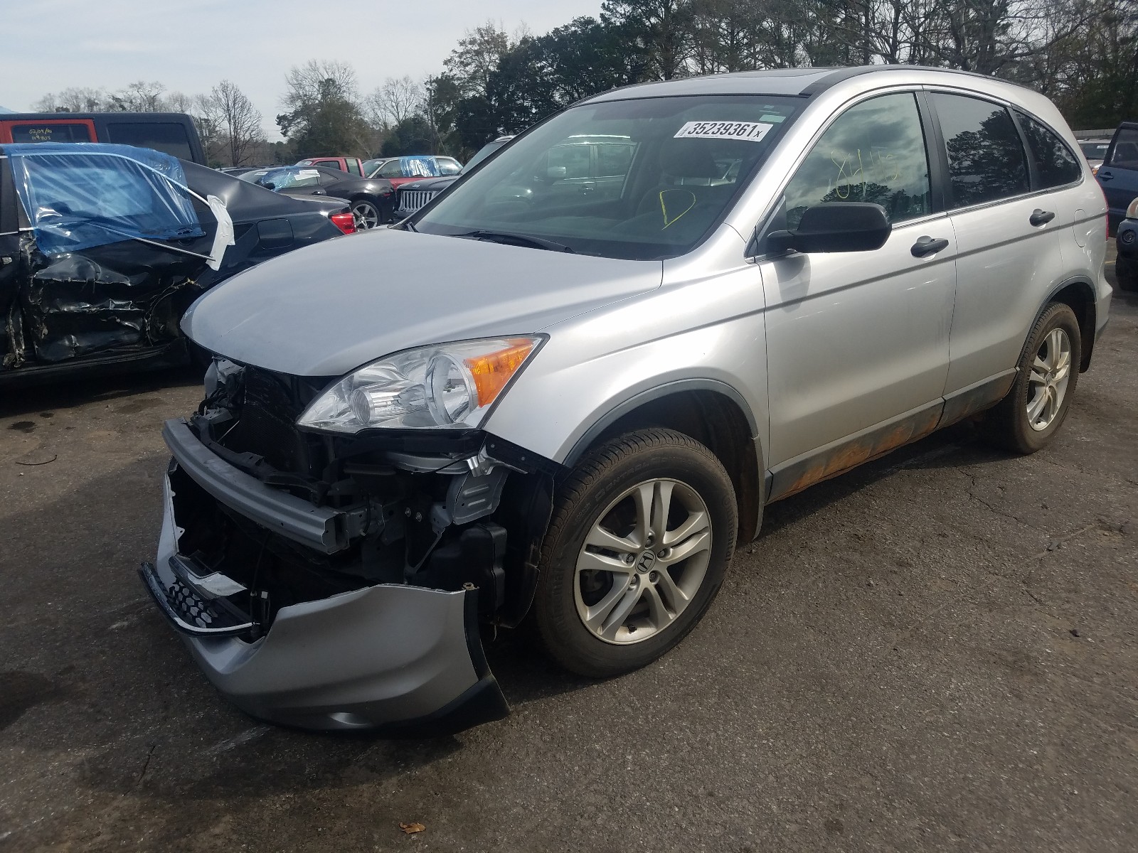 Photo 2 from auction – 2011 HONDA CR-V EX with VIN JHLRE3H57BC000835