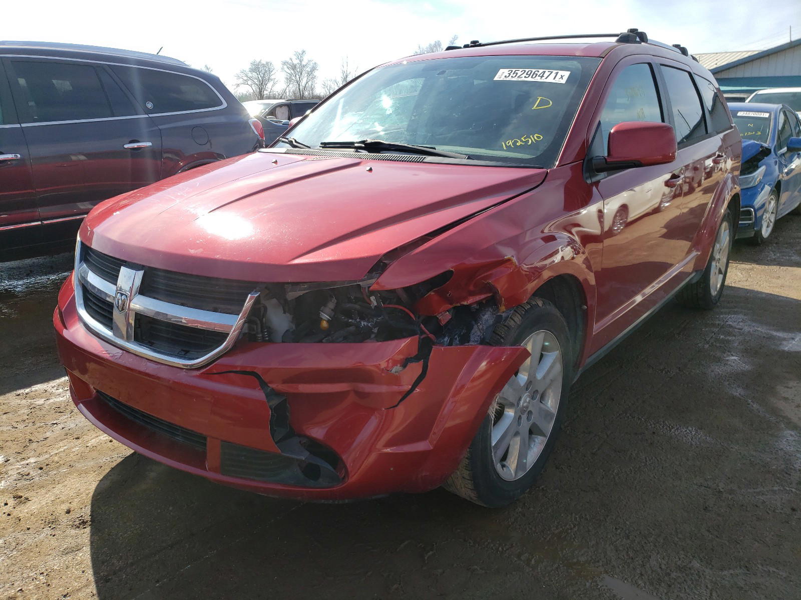 Photo 2 from auction – 2010 DODGE JOURNEY SX with VIN 3D4PH5FV6AT192510
