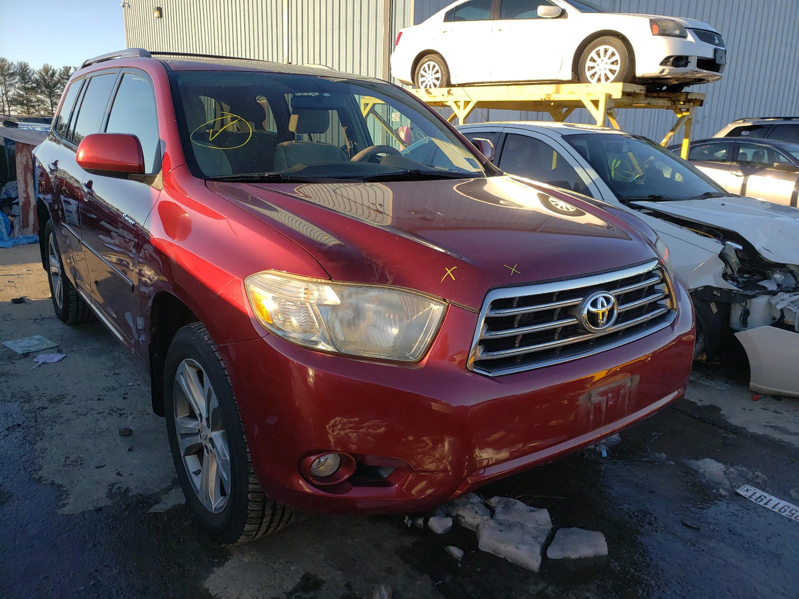 TOYOTA HIGHLANDER 2008 with VIN JTEES43A182080903 - Photo from auction