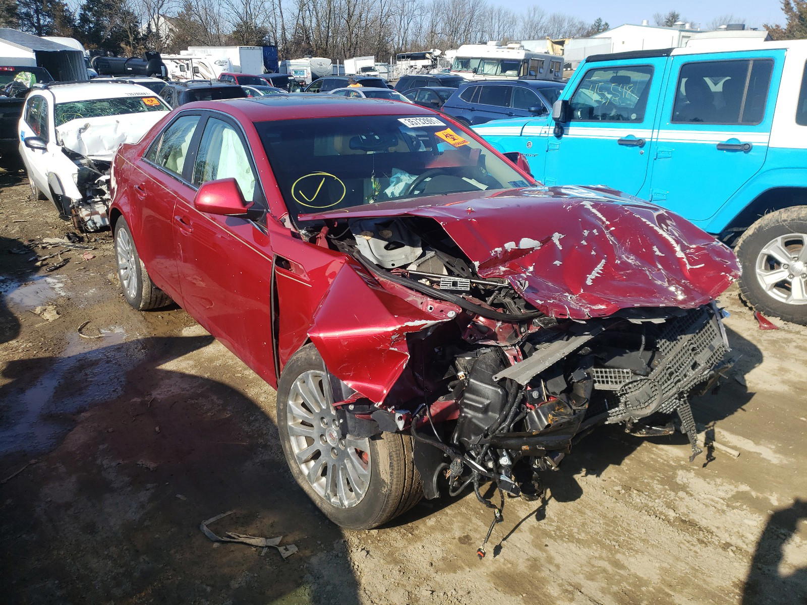 CADILLAC CTS PERFOR 2010 with VIN 1G6DL5EV3A0101628 - Photo from auction