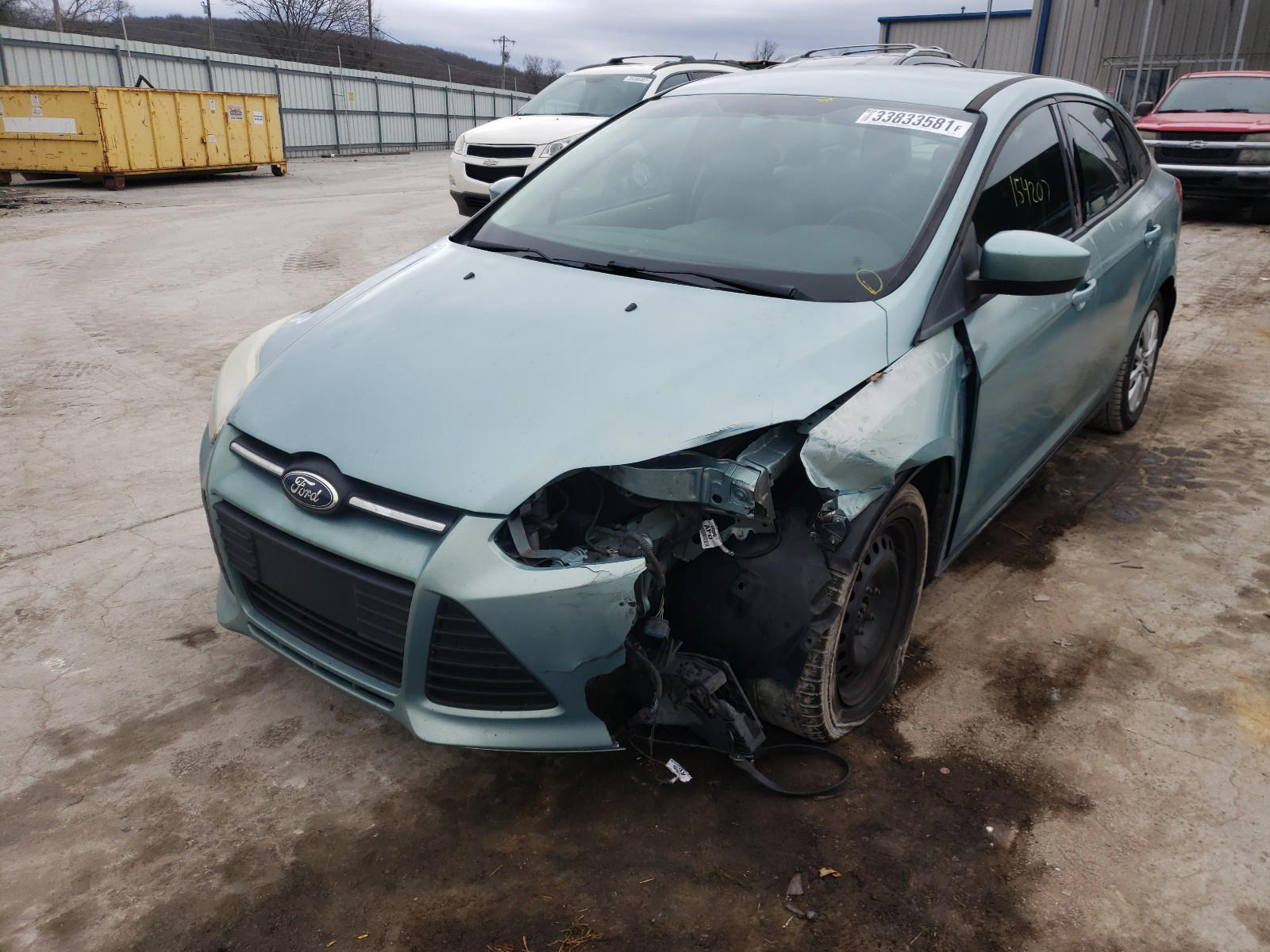 Photo 9 from auction – 2012 FORD FOCUS SE with VIN 1FAHP3F23CL413709