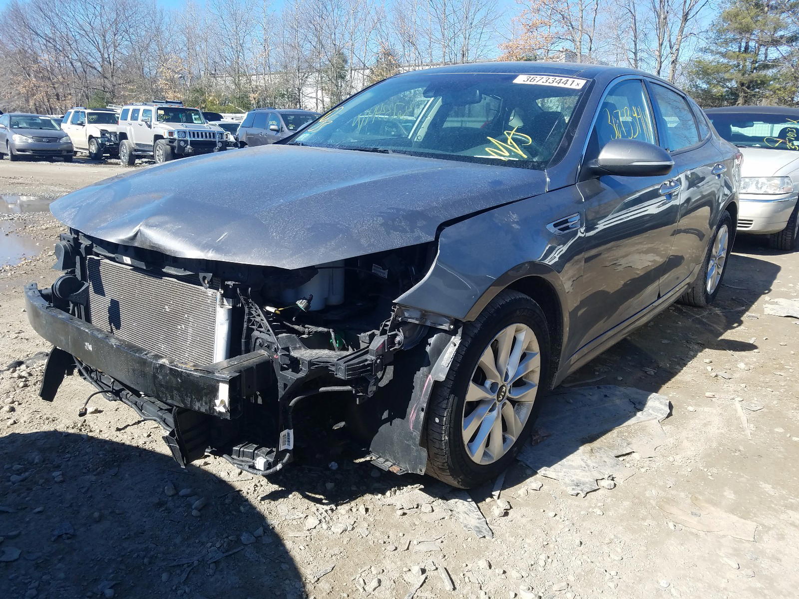 Photo 2 from auction – 2017 KIA OPTIMA EX with VIN 5XXGU4L30HG169347