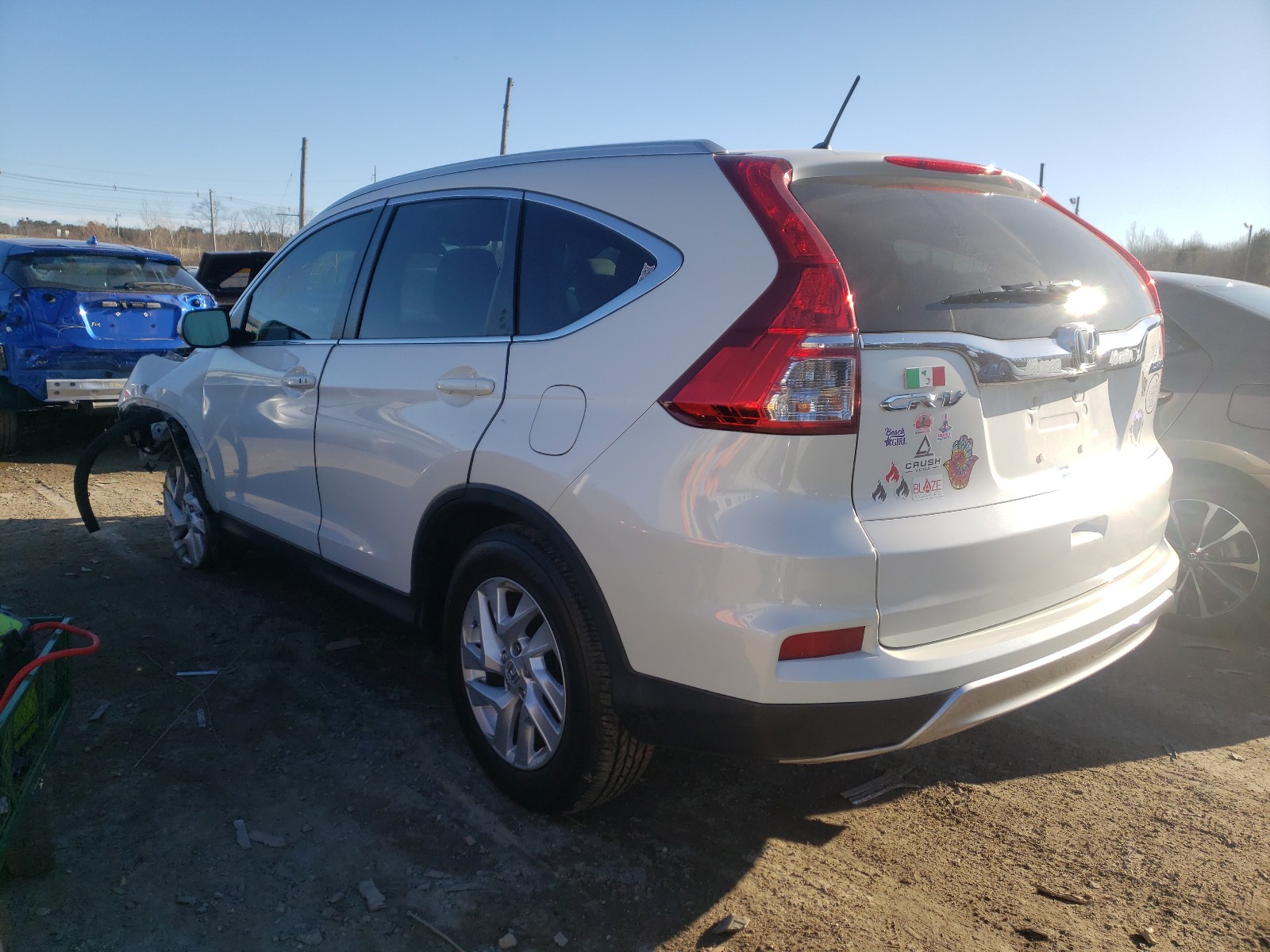 Photo 3 from auction – 2015 HONDA CR-V EX with VIN 5J6RM4H5XFL132624