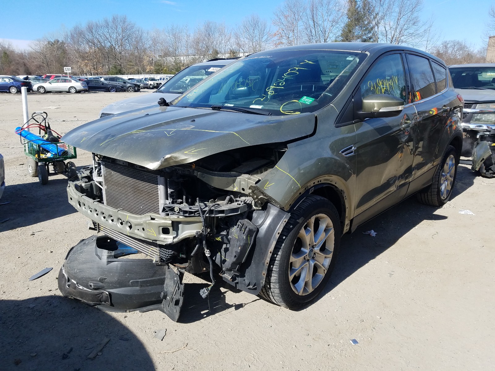 Photo 2 from auction – 2013 FORD ESCAPE SEL with VIN 1FMCU9HX8DUC82471