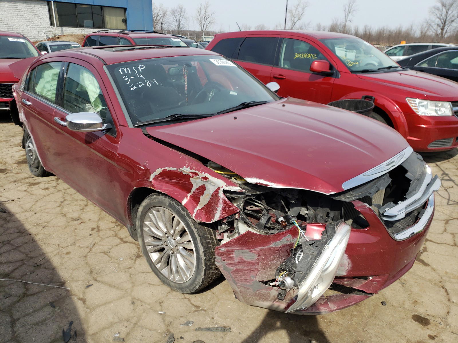 CHRYSLER 200 LIMITE 2012 with VIN 1C3CCBCB2CN162284 - Photo from auction