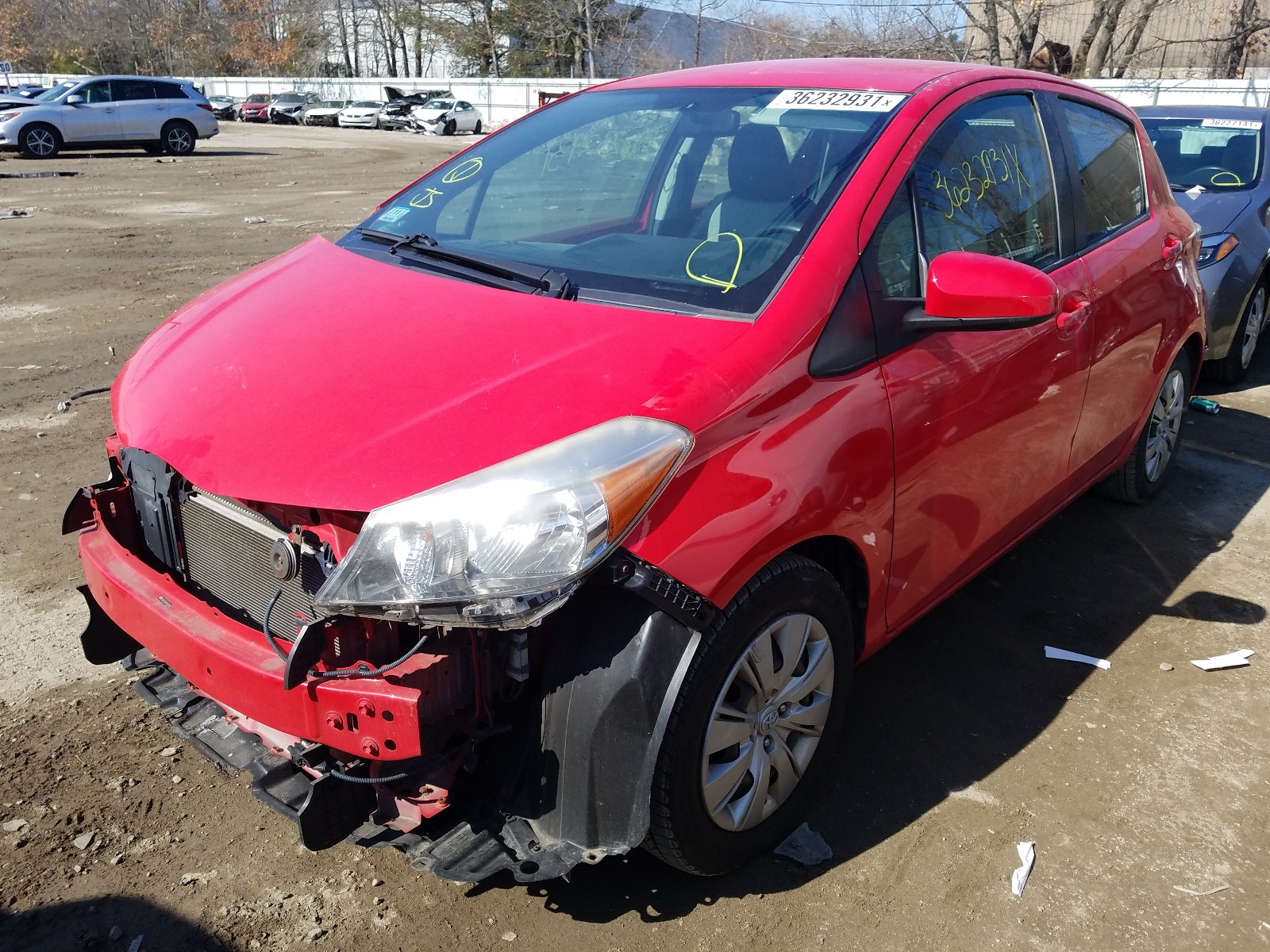 Photo 2 from auction – 2012 TOYOTA YARIS with VIN JTDKTUD3XCD507299