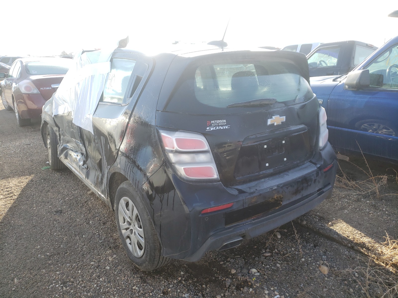 Photo 3 from auction – 2020 CHEVROLET SONIC with VIN 1G1JG6SB3L4131852
